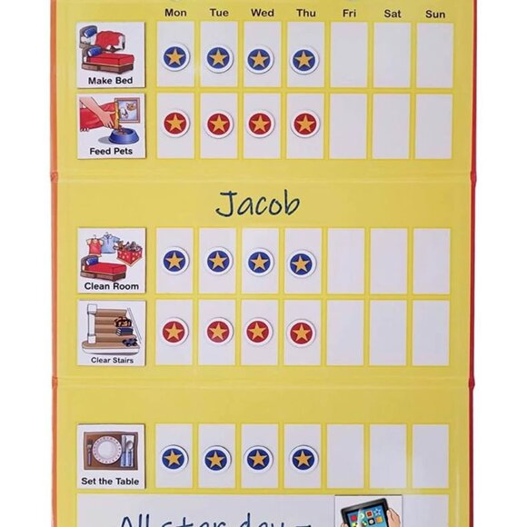 Deluxe Magnetic visual Schedule for kids - Picture 4 of 5